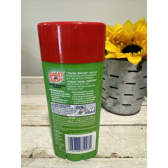 Spray 'n Wash Stain Removal Stick Laundry Clothes Pre-Treater Travel Size New - Picture 2 of 6